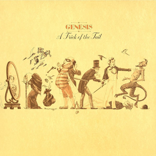 "A Trick of the Tail" album cover, by Genesis [Formatted]