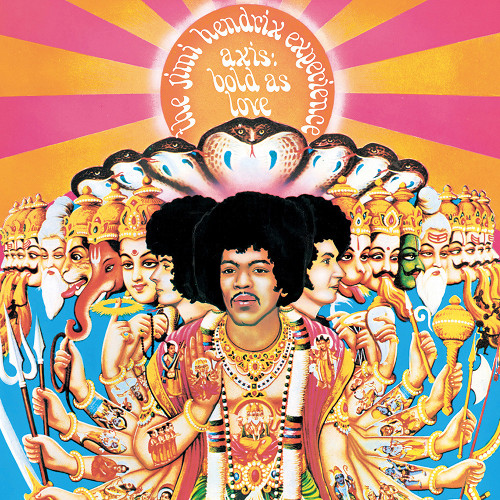 Jimi Hendrix's "Axis: Bold as Love" album cover. [Formatted]