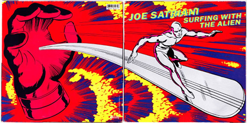 Joe Satriani's "Surfing with the Alien" album artwork. [Formatted]