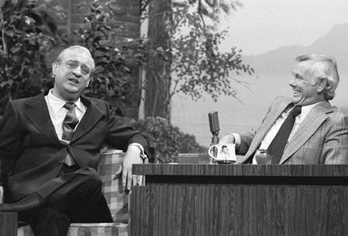 Rodney Dangerfield and Johnny Carson on the Tonight Show. [Formatted]
