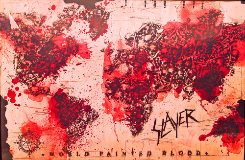 Slayer's "World Painted Blood" album cover. [Formatted]