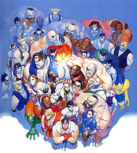 Super Street Fighter II promotional artwork. [Formatted]