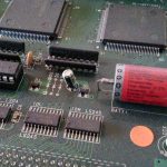 Super Street Fighter II Turbo motherboard and original 1/2 AA 3.6V suicide battery