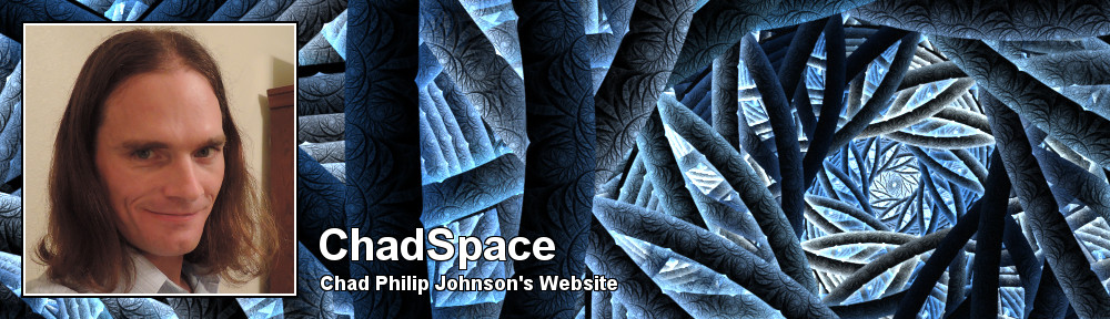 Banner for ChadSpace, Chad Philip Johnson's Website